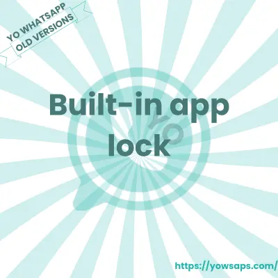 Old Version 6 Built-in app lock